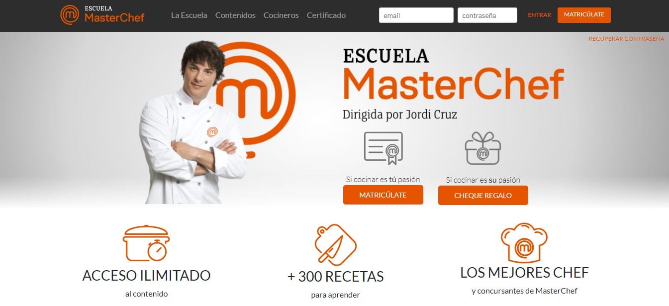 40 grandes marcas que usan WordPress sitio web wordpress de masterchef